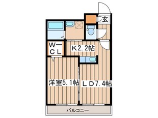 ミカ－サ学園前の物件間取画像